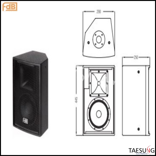 [FT8II] 400W패시브스피커/8인치스피커/FT8/감성주점스피커/FDB/매장용스피커/소규모바스피커