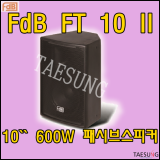 [FT10II] 600W패시브스피커/10인치스피커/FDB/감성주점스피커/매장용스피커/FT10/소규모바스피커/음악동호회스피커/악기연주용스피커