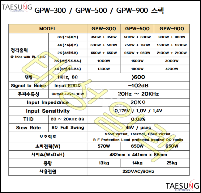 [GPW300] 1300W파워앰프/스피닝음향기기/줌바댄스음향기기/방송댄스음향기기/소규모바음향기기/7080라이브카페음향기기/지앤에스/GNS/롤러장음향기기/파워앰프