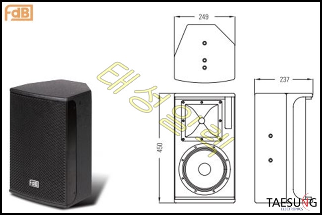 U108/600W/패시브스피커/8인치스피커/U108II/FDB/스피닝스피커/개척교회스피커/색소폰스피커/밴드부스피커/모니터스피커/U-108II/패시브스피커