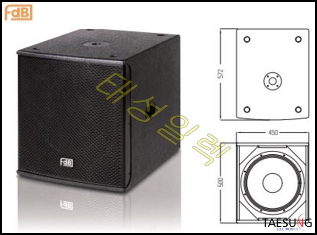 U115B/서브우퍼/2400W/15인치/FDB/FDB U115B II/7080라이브카페스피커/야외무대스피커/클럽스피커/라운지클럽스피커/공연장스피커/U115B II/밴드부스피커/U-115B/행사장스피커