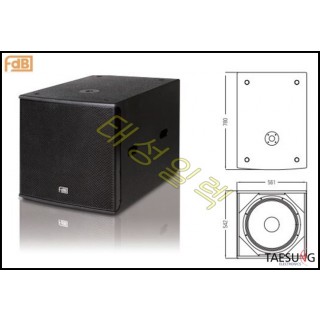 U118B/서브우퍼/2400W/18인치/FDB/FDB U118B II/7080라이브카페스피커/야외무대스피커/클럽스피커/롤러장스피커/공연장스피커/U118B II/밴드부스피커/행사장스피커/교회스피커/라운지바스피커